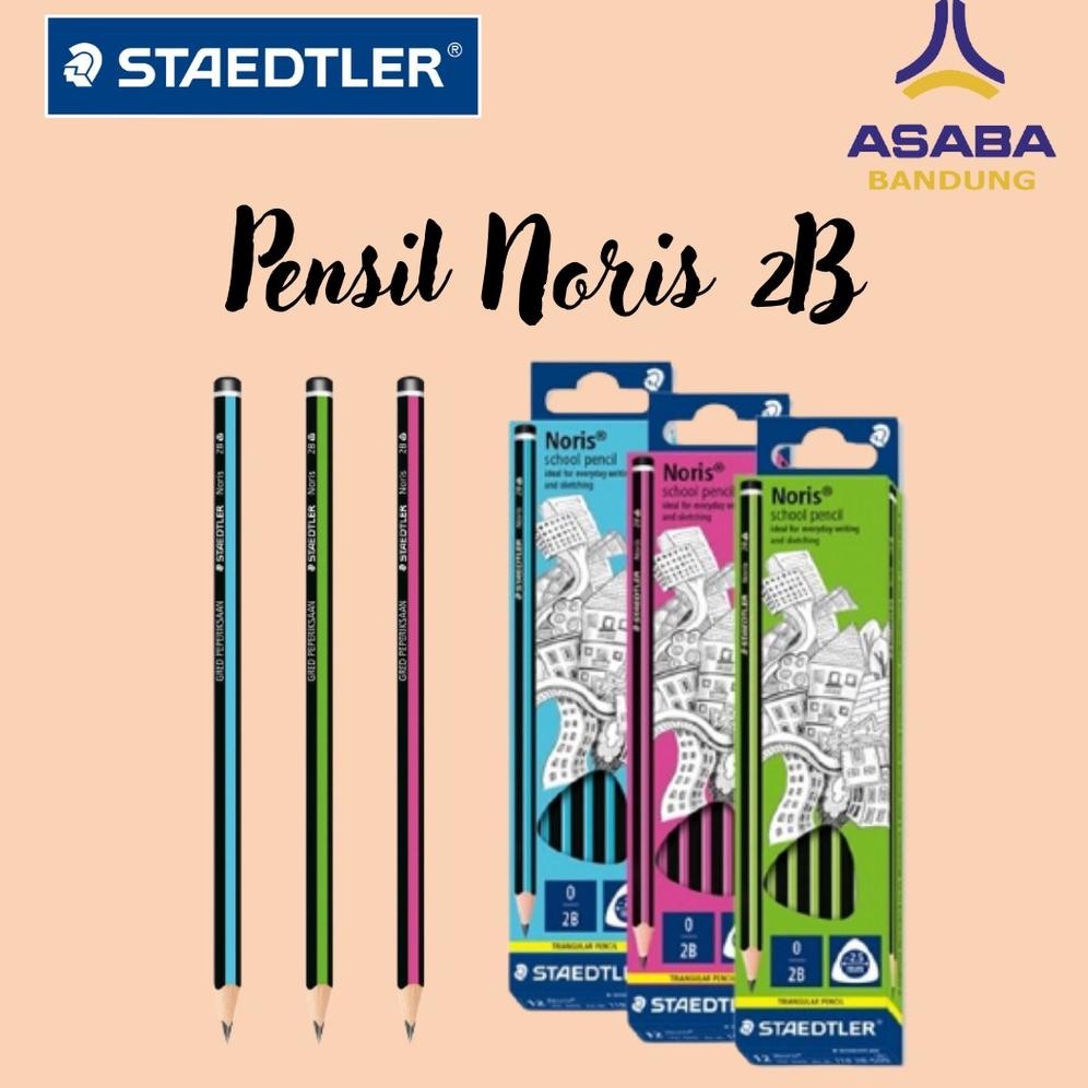 

Asaba Bandung - Staedtler Pensil 2B Noris / Pensil 2B / Pensil Anak DiM