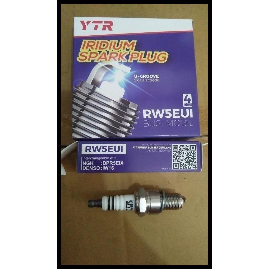 GRATIS ONGKIR BUSI IRIDIUM VESPA EXCEL 150 PX150 PX200 RW5EUI YTR IW16 BPR5EIX !!