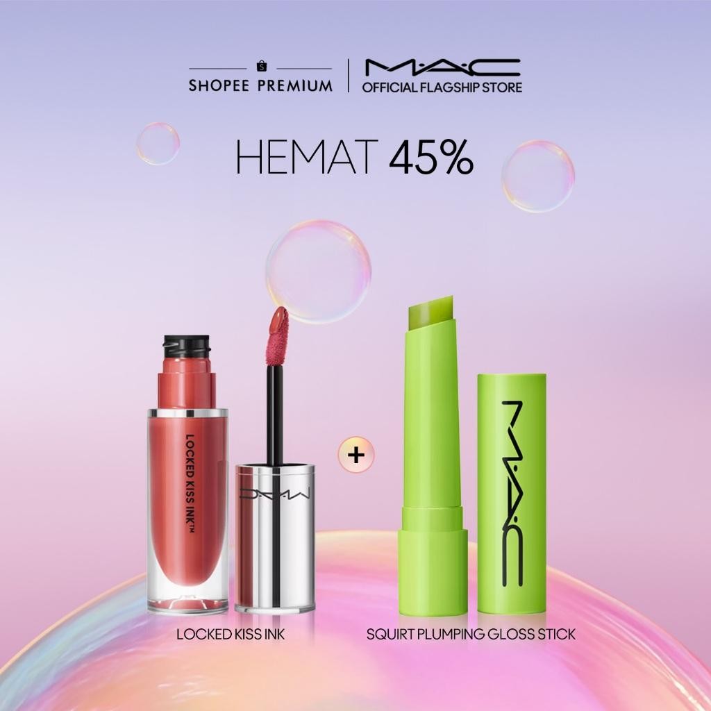 Mac Locked Kiss Ink Liquid Lipcolour / Lipstik Matte Waterproof Transferproof Tahan Lama [6.6 Exclus