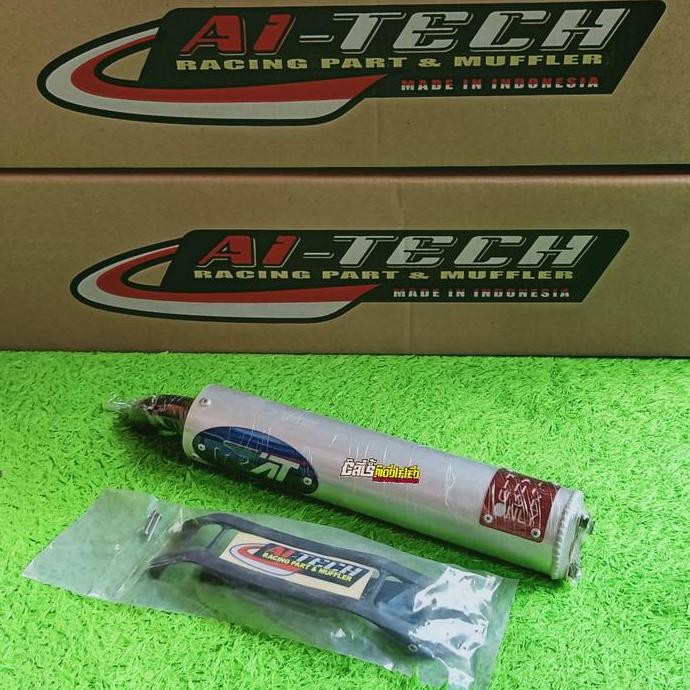 SILINCER KNALPOT AITECH NINJA R RR + KLEM KNALPOT ACERBIS RACING