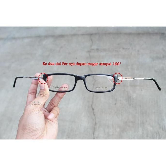 (Frame+Lensa) Frame Kacamata Porsche Design P6001 | Kacamata 90 Drjt Pasti Ori