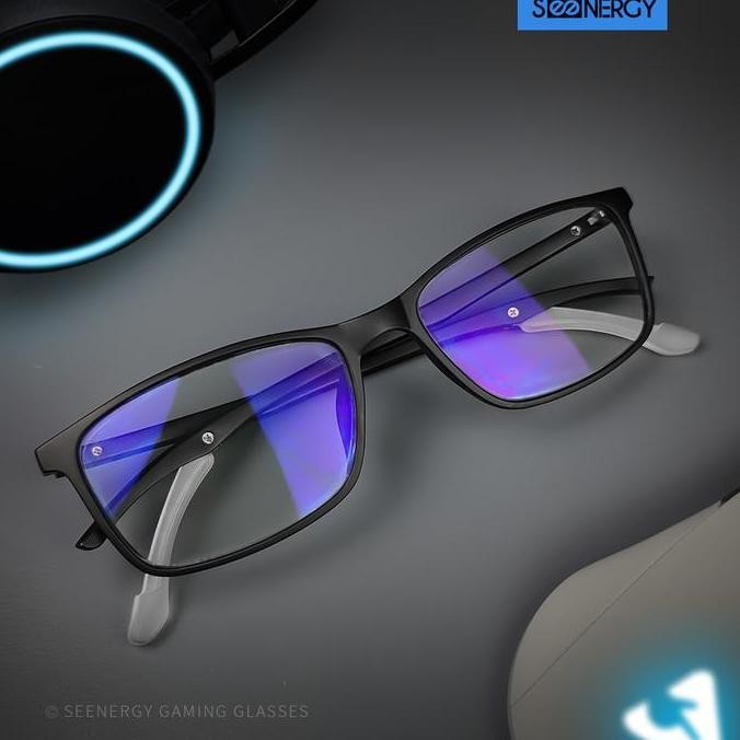 Seenergy Kacamata Gaming | Zeus Midnight Black Terlaris