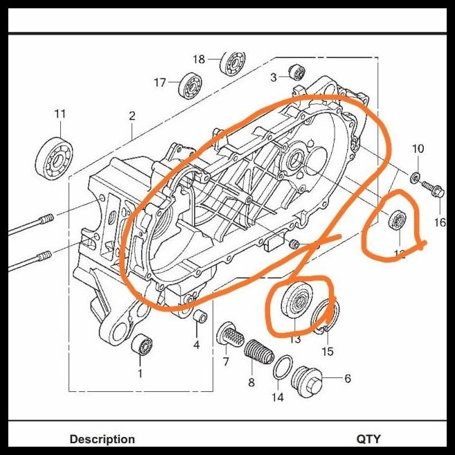 BEST DEAL PAKING PACKING GASKET SEAL BAK CVT VARIO OLD LAMA TECHNO 110 KARBU 