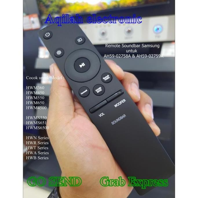 Remote Soundbar Samsung Grade original AH59-02758A & AH59-02759A murah