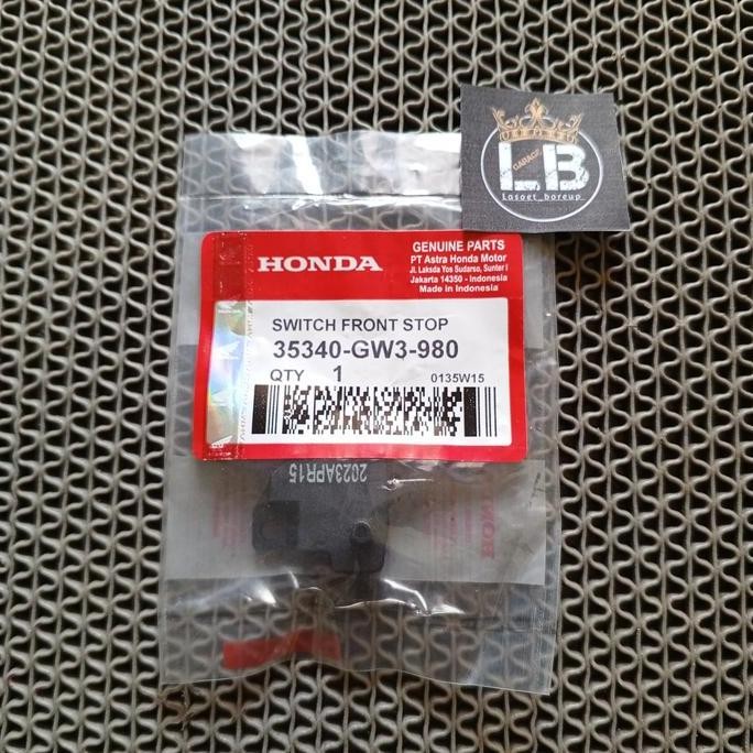 Switch Rem Depan Kanan Honda Beat Karbu FI Vario 125 150 Scoopy Spacy Supra ORI AHM