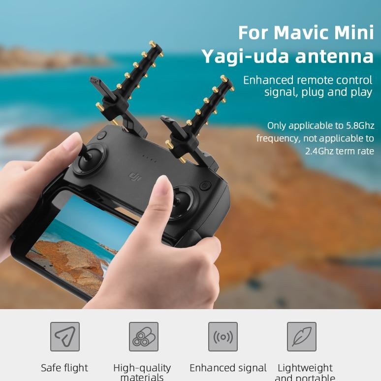 Murah Penguat Sinyal Remot Drone/Dji Antena Range Extender/Signal Booster For Dji