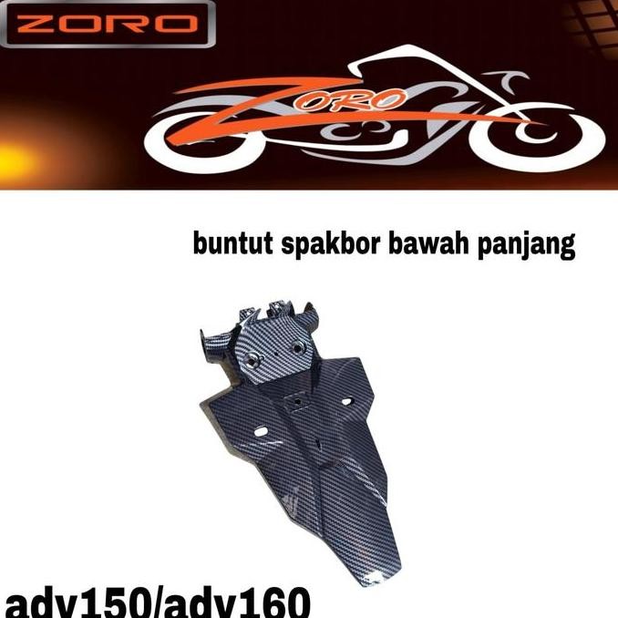 COVER SPAKBOR BELAKANG SLEBOR BELAKANG BODY FENDER ADV 150 ADV 160 CARBON ZORO
