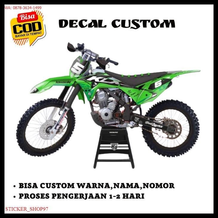 TERMURAH PREMIUM DECAL BODY GORDON HIJAU  STIKER KLX FULL BODY 