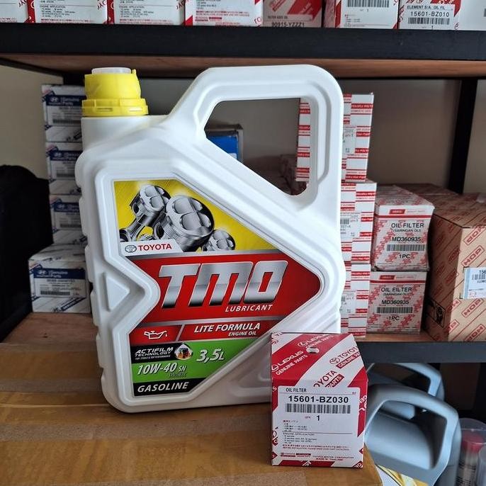 baru Oli Mesin TMO 10W-40 Paket Oli Filter 3.5 Liter