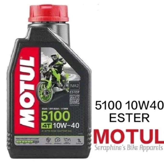 baru PAKET MOTUL 5100 10W40 +FILTER OLI DENSO NINJA 250FI Z250FI VERSYS ER6