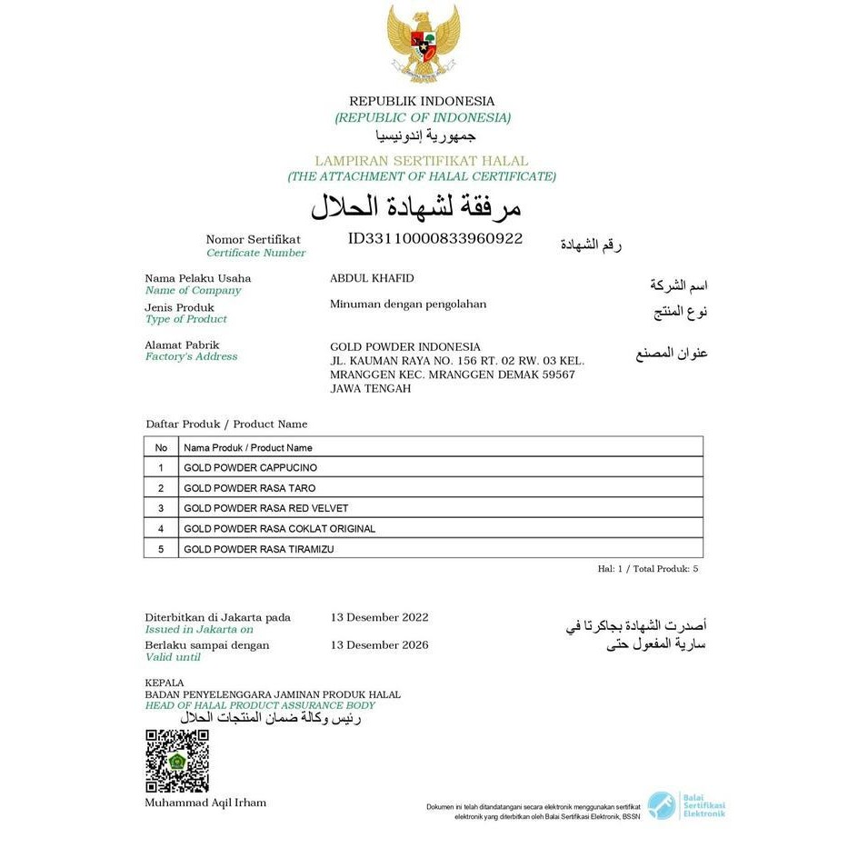 

1 Kg Gold Powder Rasa Matcha / Teh Rasa Maca | Bubuk Minuman Kiloan | Serbuk Minuman Instan | Powder Drink Mix Blend | Sticky Milk Es Viral | Es Aquarium / Es Kobok