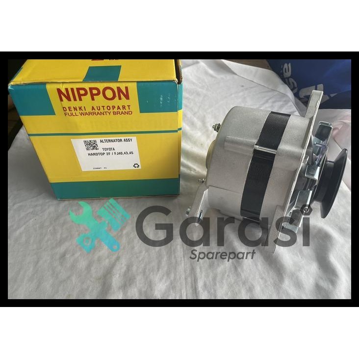 TERBARU DINAMO AMPERE / ALTERNATOR ASSY TOYOTA JEEP HARDTOP 2F 