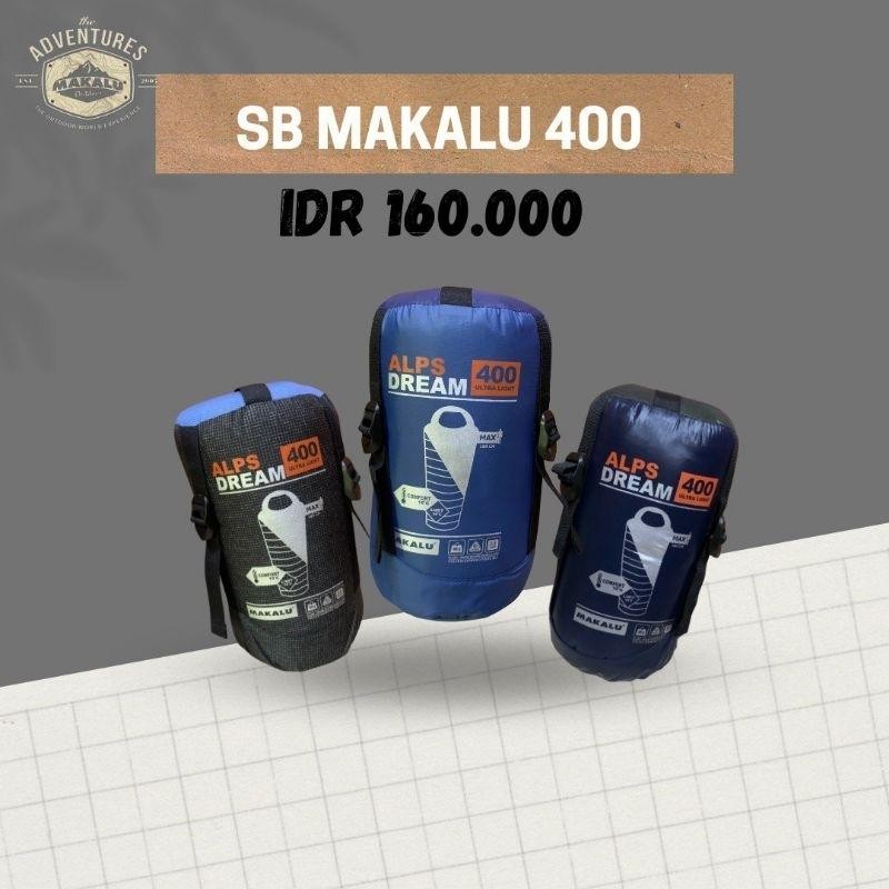 Sleeping Bag Mummy Dacron Ultralight Ul Makalu Alpsdream 400 Kantong Tidur Sb Ultra Light New Best Q