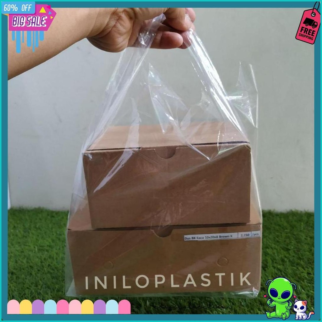 Kantong Belanja Pe 20 Tomat Bening / Plastik Kresek Bening / Kresek Pe Terlengkap Dan Termurah