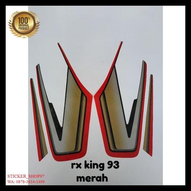 TERMURAH (ORI) STRIPING  YAMAHA RX KING TH 1993 MERAH KUALITAS ORIGINAL 