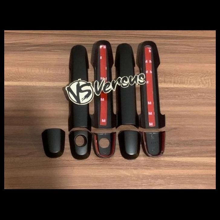 DISKON HANDLE COVER PINTU YARIS BAKPAO HITAM DOFF NON KEYLESS 