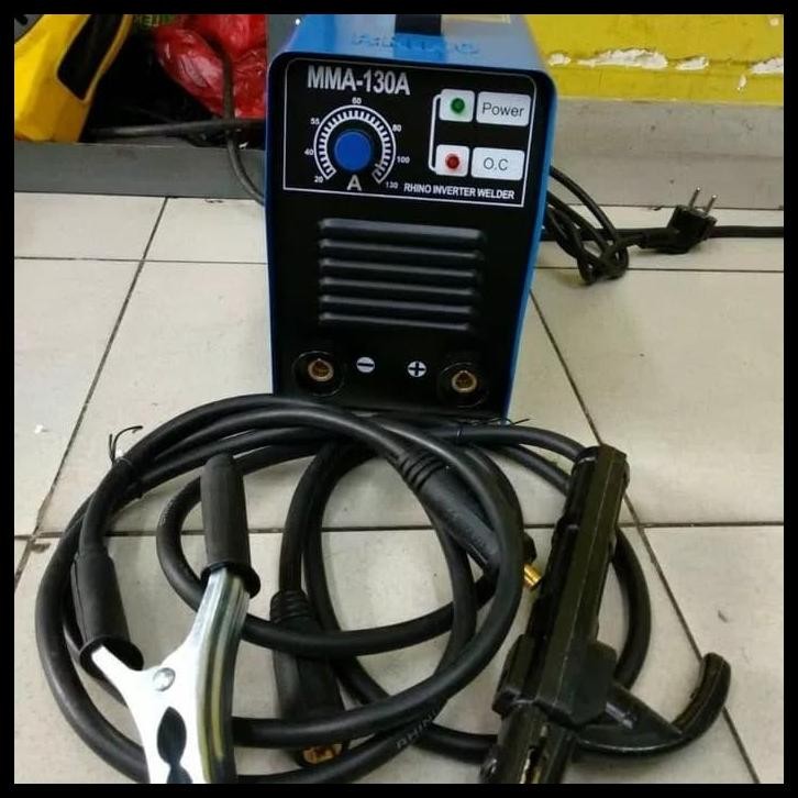 DISKON MESIN TRAVO LAS MMA 130 BLACK RHINO MMA130 MESIN LAS RHINO 