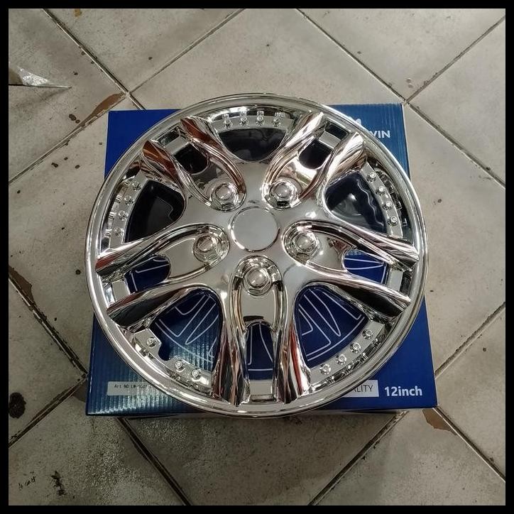 HOT DEAL WHEEL DOP VELG MOBIL RING 12 INCH CHROME 