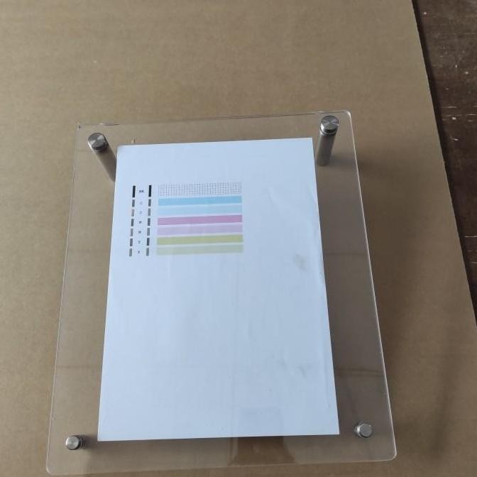 

BEBAS ONGKIR - Akrilik Display Double Jepit Menu harga ukuran A4