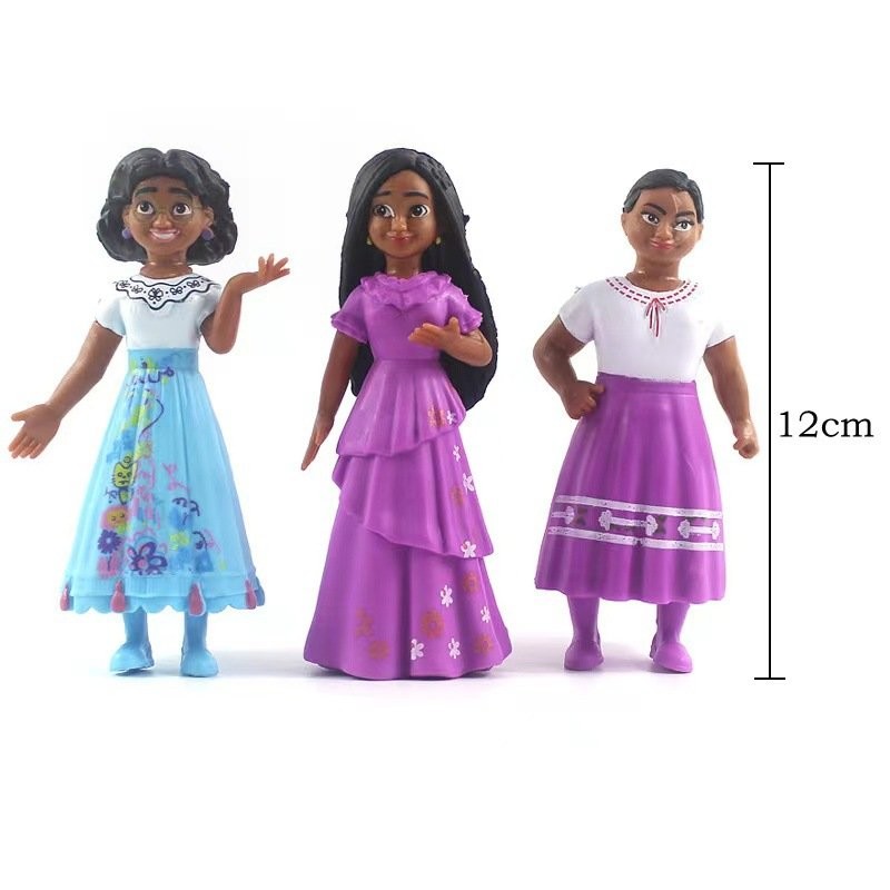 Magic Full House Cartoon Plush Toy Encanto Toy Figurine Magic Family Portrait Set