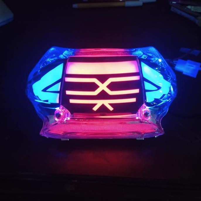 led audi sen custom mio smile depan dan belakang