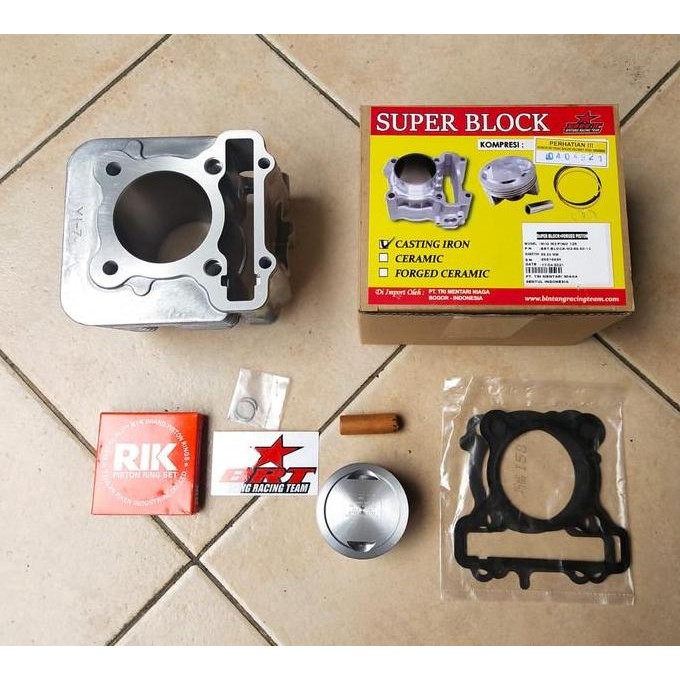 BLOK BORE UP 58.5 MM MIO M3 125 NEW SOUL GT BRT RACING