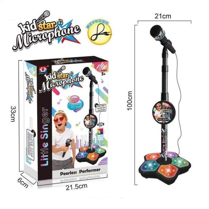 Mic-Karaoke Super Singer / Mainan Karaoke Anak / Mainan Mic / Mainan Anak Prempuan Dan Laki Laki / K