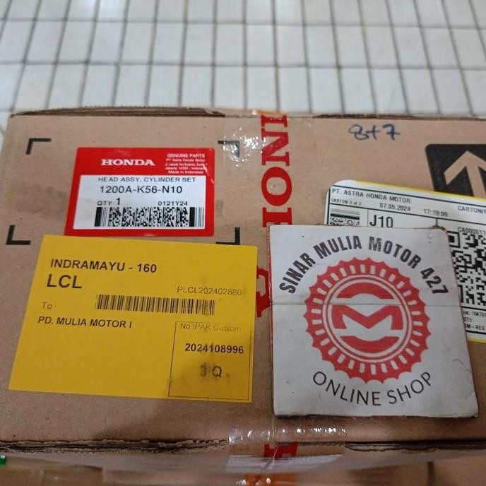 Blok Head Assy Supra GTR 1200A-K56-N10 Asli AHM