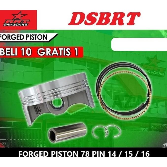 FORGED PISTON BRT 78.00 78 mm 14 15 16