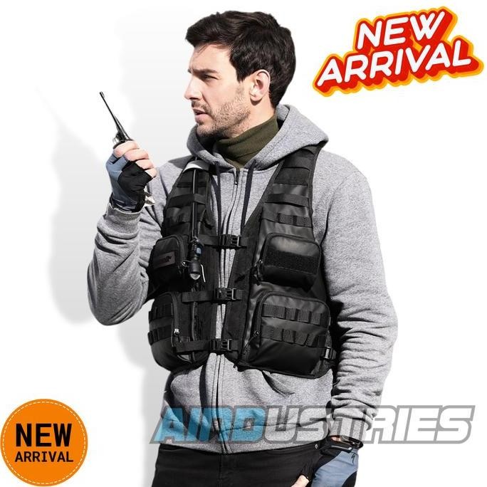 Vest Bag Rompi Rider Touring Model Taktis Vest Pria Motor Biker