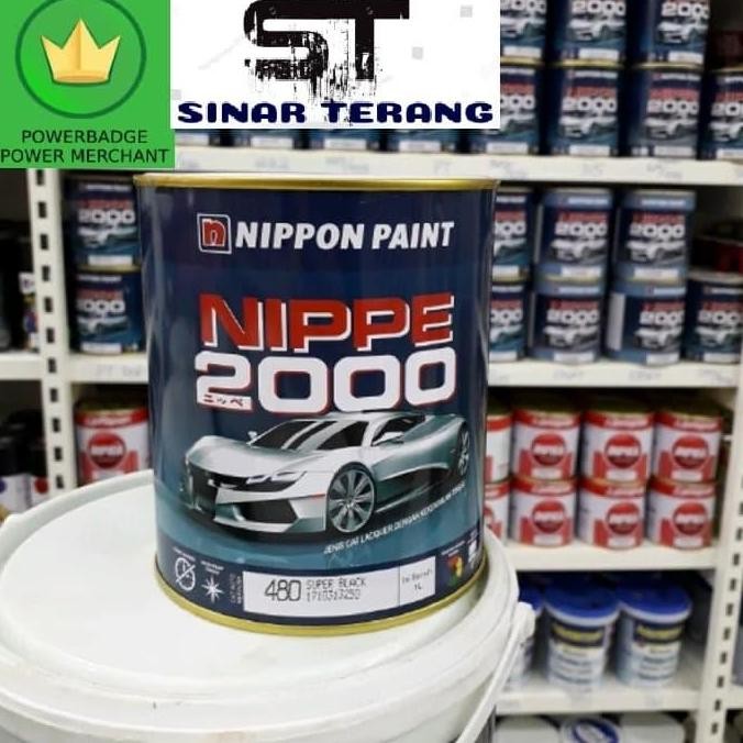 Premium Nippe 2000 / nippon paint / cat minyak kayu warna hitam/putih / Doff