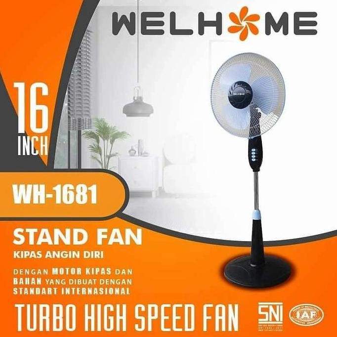 KIPAS ANGIN WELHOME KIPAS BERDIRI WELHOME ANGIN KENCANG TERMURAH
