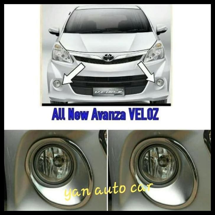 TERMURAH RING GARNISH FOGLAMP ALL NEW AVANZA VELOZ 2012 2014