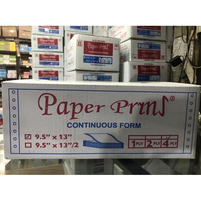 

TERBARU - Kertas Continuous Form Paper Print 9.5 x 13 4 ply