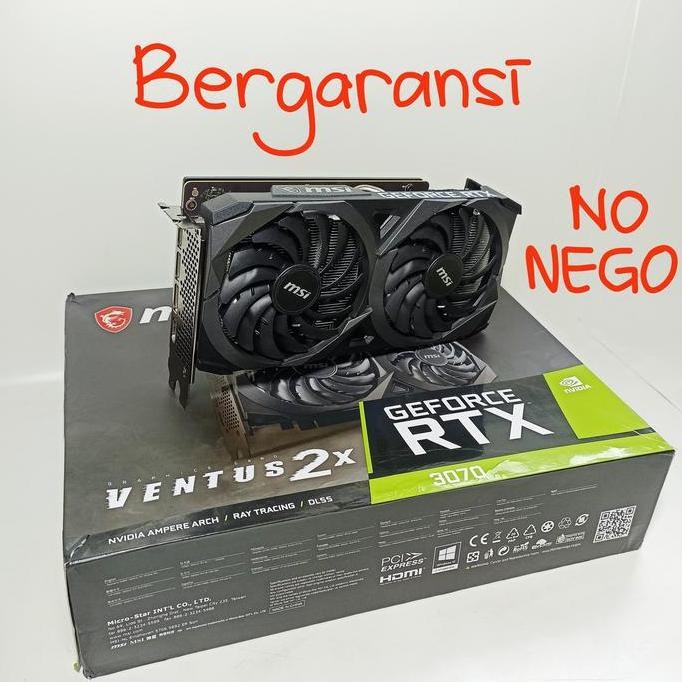 BEBAS ONGKIR - NVIDIA Geforce RTX 3070 GPU VGA RTX3070 Graphics Card GPU