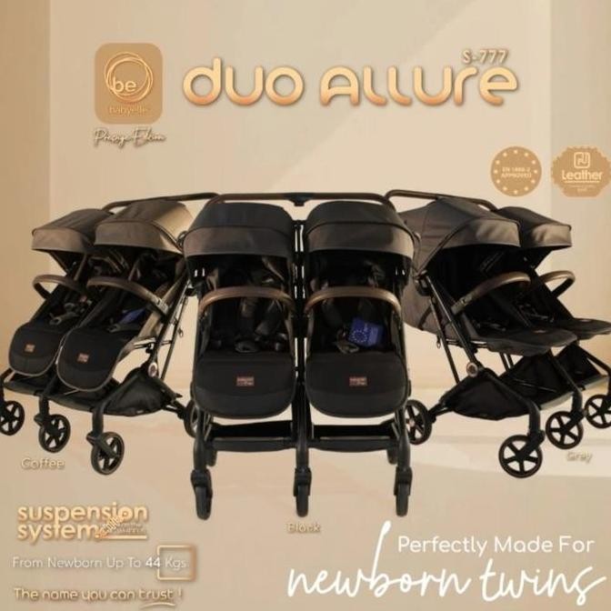 STROLLER KEMBAR BABYELLE TWIN TREVI MURAH KERETA DORONG DORONGAN BAYI