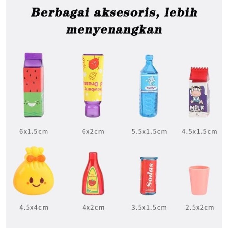 MAINAN KULKAS ANAK MINI - KULKAS MAINAN MINI - REFRIGERATOR MINI Hadiah
