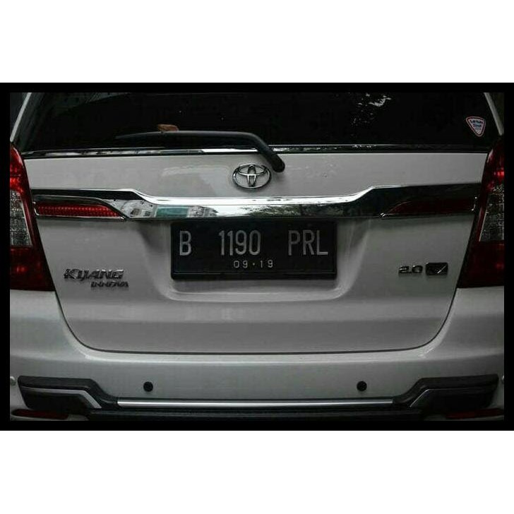 TERMURAH TRUNK LID CHROME GRAND INNOVA 2014