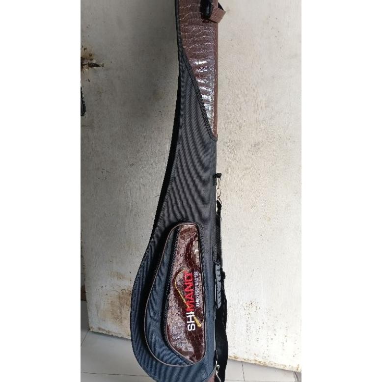 Premium Tas Joran Hardlcase Shimano Jumbo Panjang 100Cm/120Cm - Tas Joran