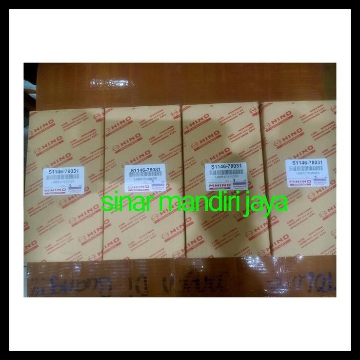 TERMURAH CYLINDER LINER HINO DUTRO HT130 4PCS 