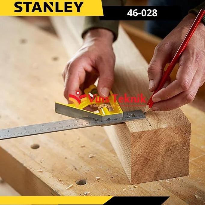 

new !!! Combination Square Metric Penggaris Siku STANLEY 46-028