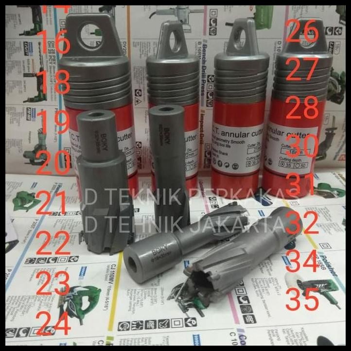 GRATIS ONGKIR MATA BOR BESI JET BROACH TCT 20MM BOKY - MATA BOR HOLE CUTTER TCT BOKI 