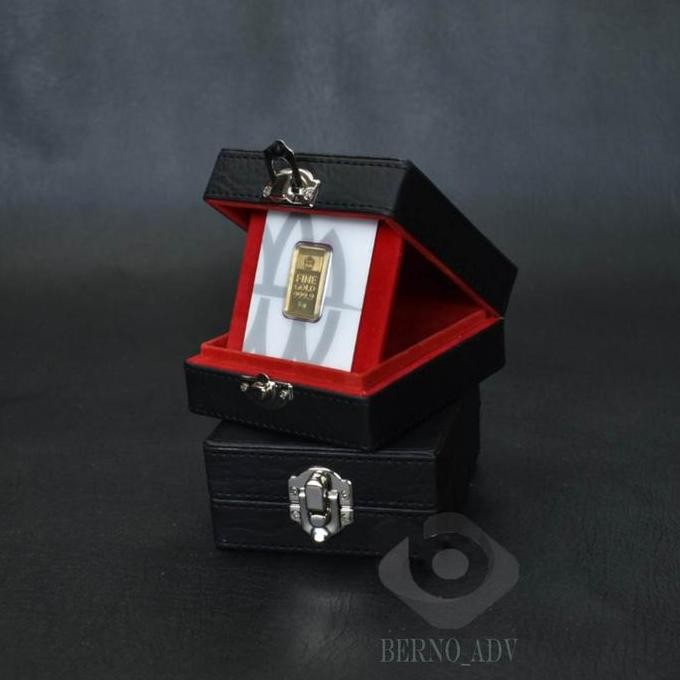 new  Kotak Tempat Emas Antam / Box Logam Mulia Antam Berjahit / Mahar Emas