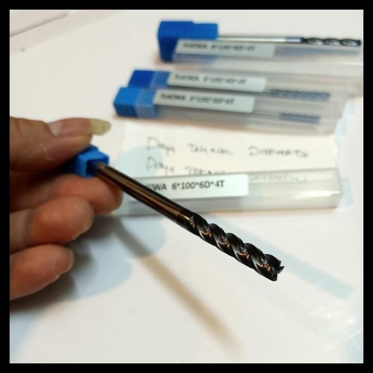 DISKON TOKIWA ENDMIL WIDIA PANJANG 8MM 4F ENDMIL LONG 100MM EDMIL CARBIDE ORIGINAL