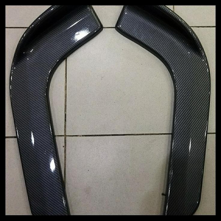 TERBARU WINGLET VARIASI BEMPER MOBIL SEDAN CAMRY WINGLET KARBON 2 PCS 