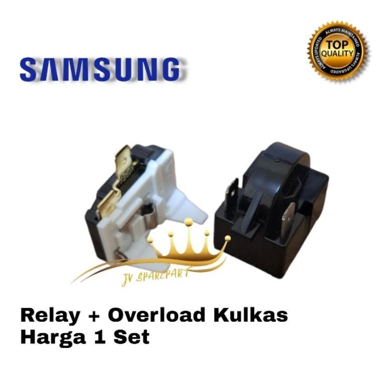 Relay Ptc + Overload Kulkas Samsung 2 Pintu | Relai Overload Kulkas 2 Pintu SAMSUNG DiM