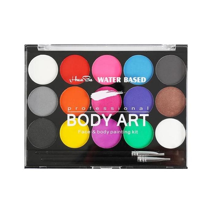 

Fpwc Palet 15 Warna Face Paint Watercolor Painting Makeup Oil Special