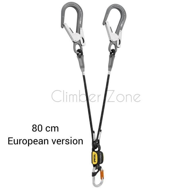 Petzl ABSORBICA-Y Lanyard 80 cm with MGO