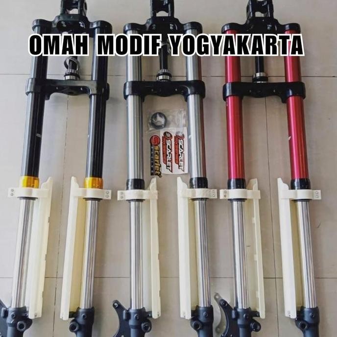 Upsidedown USD Cross KLX 150 BF DT Upside Down Shock Bearing Scarlet