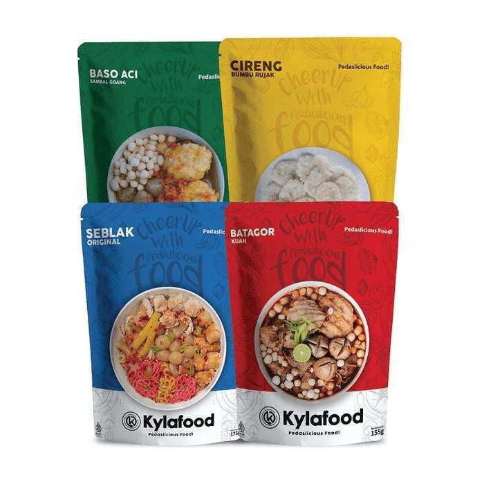 

Kylafood Paket Isi Seblak Ori, Batagor Kuah, Cireng Rujak, Boci Goang